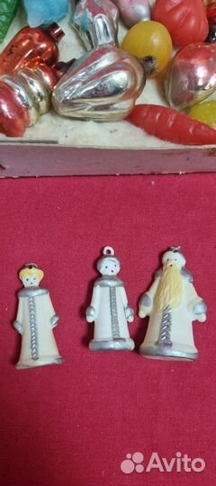 Елочные игрушки СССР. Набор малютка