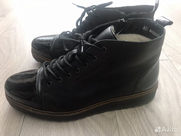 Рикер ботинки с шерстяной подкладкой