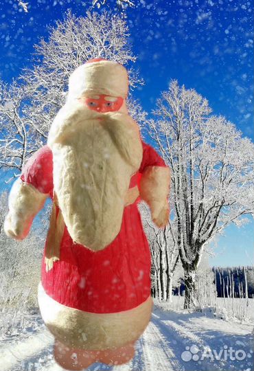 Ватный дед мороз СССР