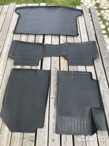 Коврики полиуретан. Kia Rio Х компл с багажником