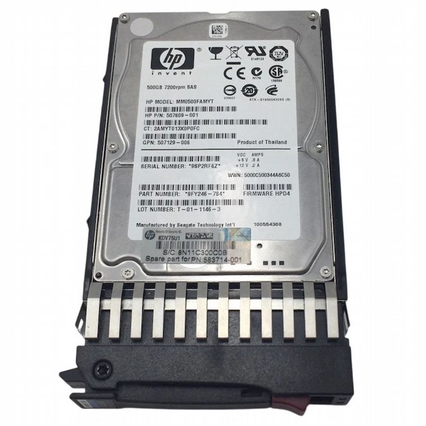 [AP878A] Жесткий Диск Hp 500gb 7200 Sas 2,5" Hdd Ap878a
