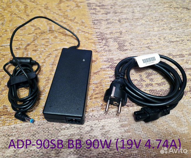 Блоки питания Asus ADP-90SB, A&D и универсальный