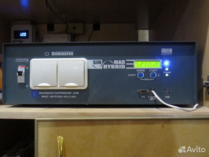 Преобразователь 24в в 220В мап Энергия Гибрид