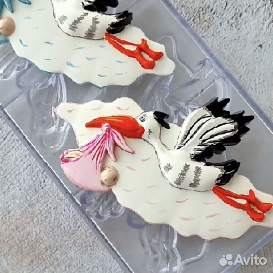 Форма для шоколада поликарбонатная Implast «аист»