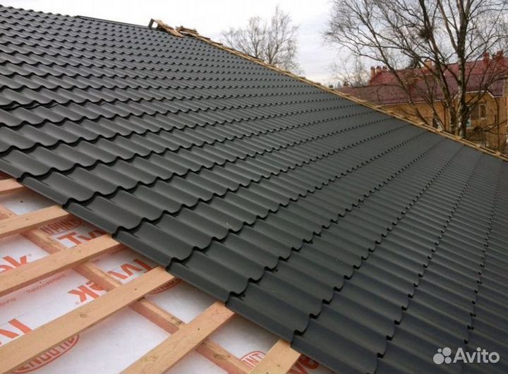 Кровля из металлочерепицы под ключ