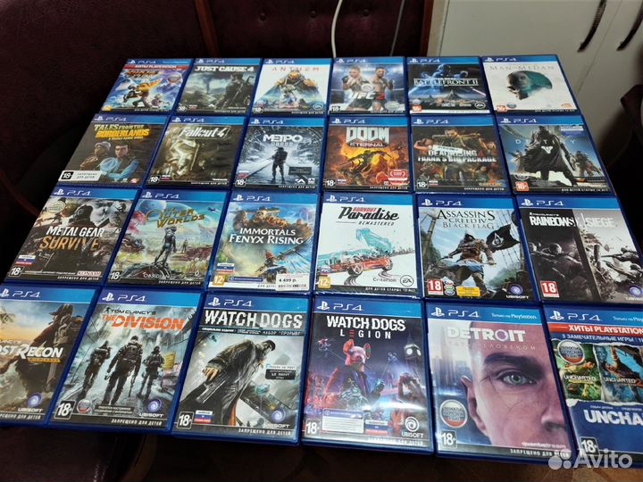 Коллекция игр ps4