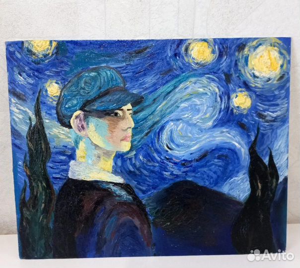 Картина маслом на холсте пейзаж