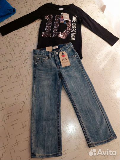 Новые фирменные вещи next, levis пакетом 104