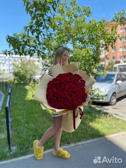 71 роза с доставкой