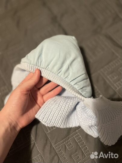 Шапка шлем для мальчика 38-40