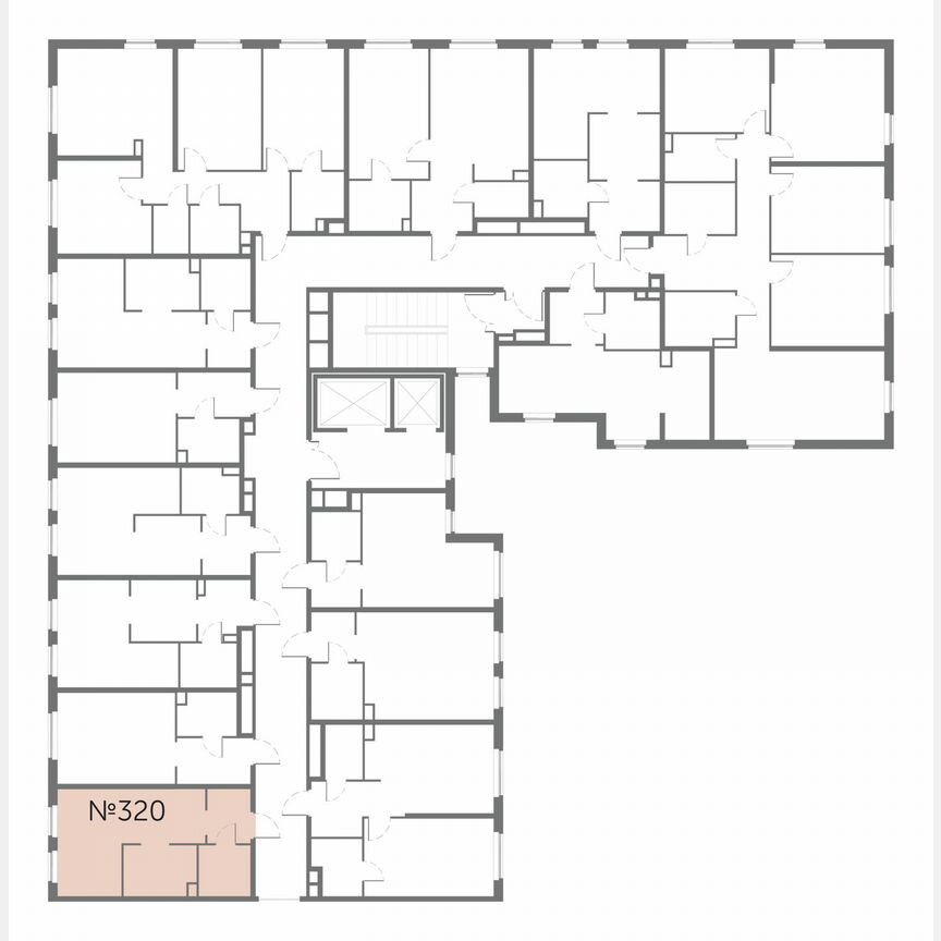 Апартаменты-студия, 27,4 м², 6/17 эт.