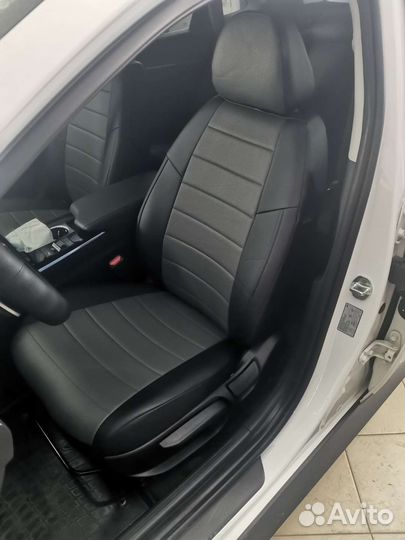 Авточехлы из экокожи Hyndai Sonata(DN8)