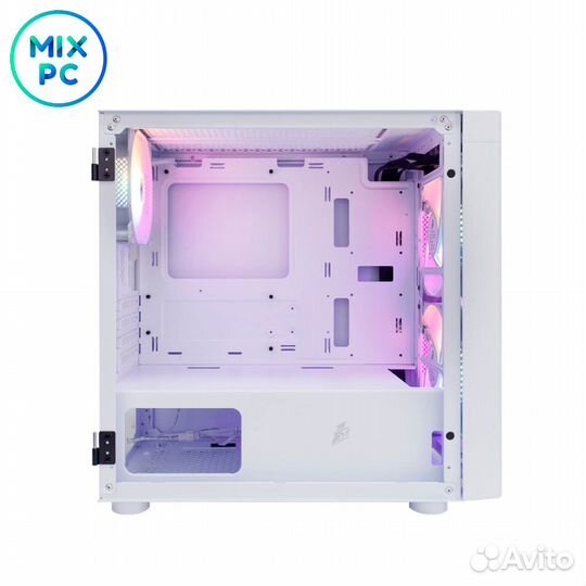 Корпус 1stplayer DK D3-B White D3-B-WH-2F1P-W-1F1