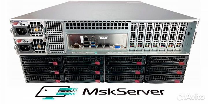 Сервер Supermicro 6049P-E1CR36L 2xGold 6126 128Gb