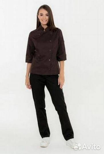 Китель поварской мужской черный