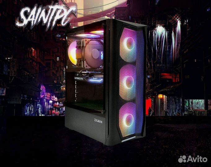 Игровой пк на видеокарте RX и i7