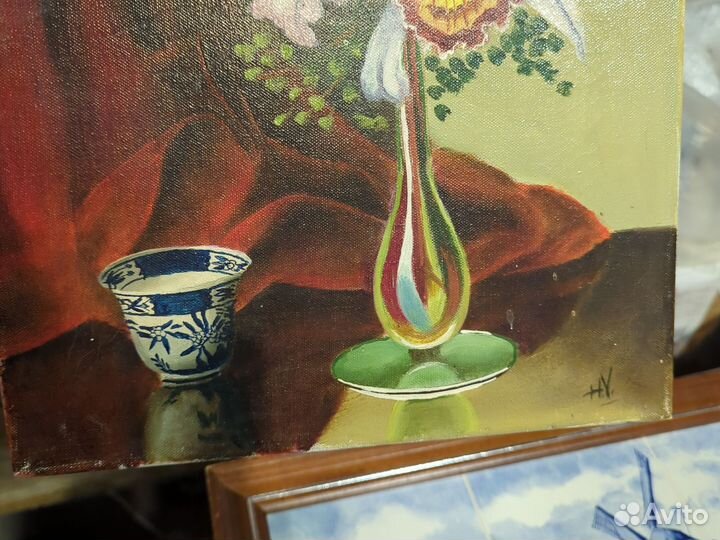 Картина масло,холст. Европа 1950-1970