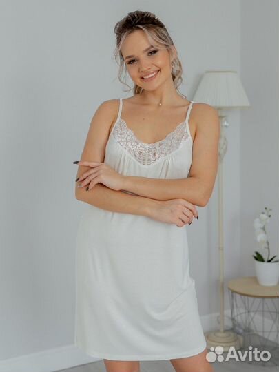 Оптом. Сорочка Мия - белый