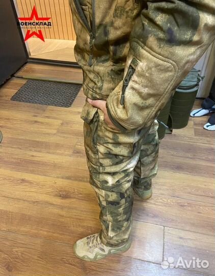 Костюм тактический Мох, мультикам, Олива Софтшел