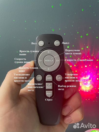 Ночник проектор космонавт -звездное небо, космос