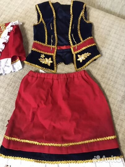 Новогодний костюм красная шапочка, 104-110