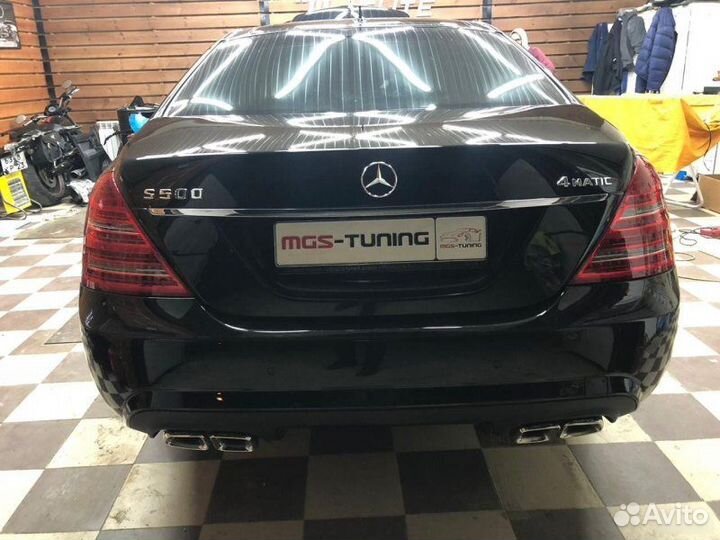 Тюнинг рестайлинга Mercedes S class W221 S63 AMG