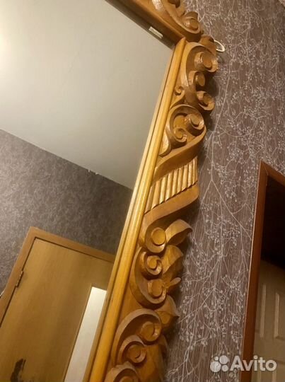 Зеркало дерево ручная работа