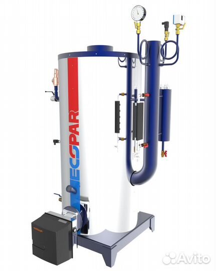 Паровой котел парогенератор 100 кг пара в час