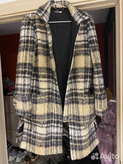 Пальто twin-set simona шерсть 42