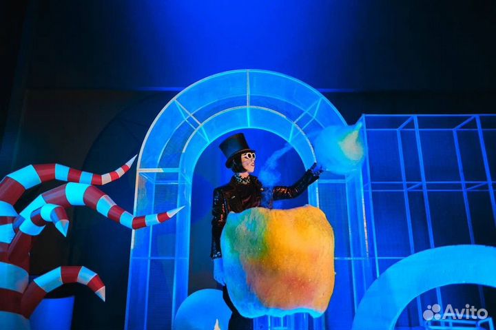 Сладкое шоу Вилли Вонки (сладкая вата)