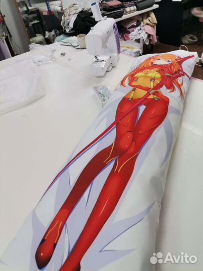 Пошив дакимакура, гобелен, флаг (штучный пошив)