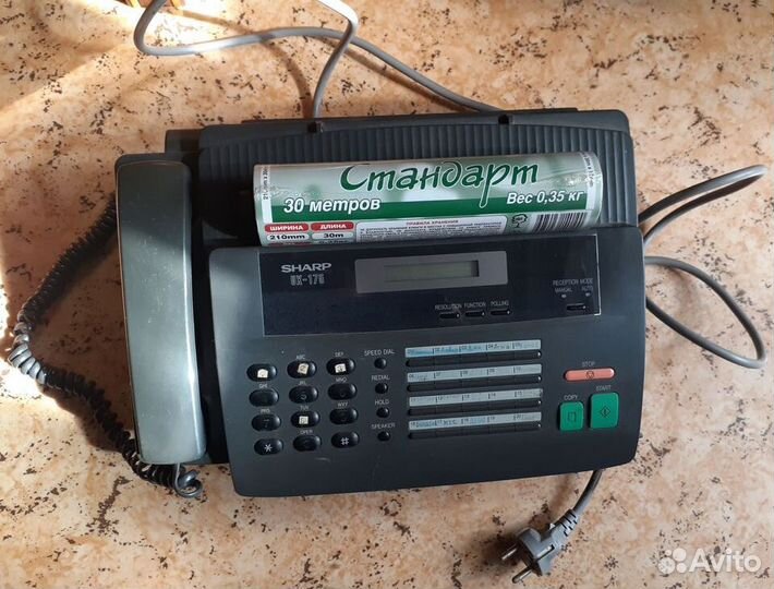 Факс Sharp UX-175 + рулон бумаги
