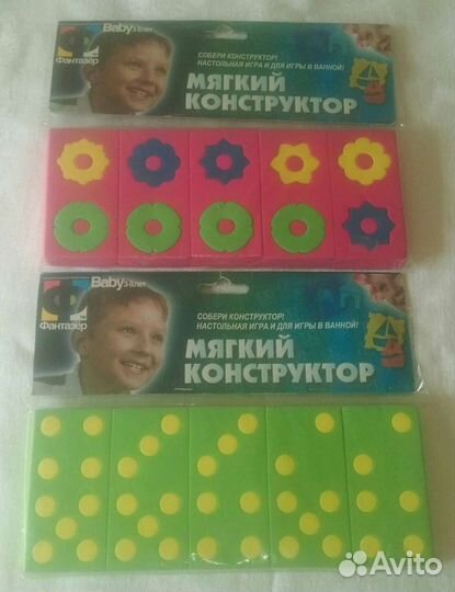 Мягкий конструктор-домино, новый, Россия