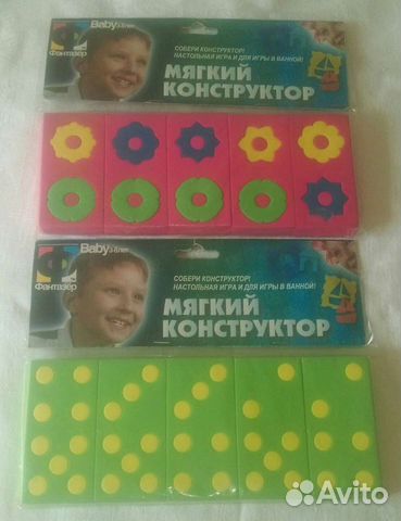 Мягкий конструктор-домино, новый, Россия