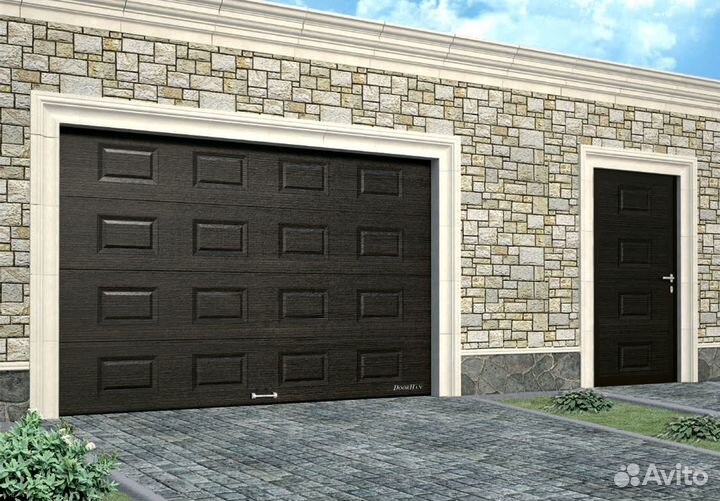 Автоматические гаражные ворота, Откатные ворота