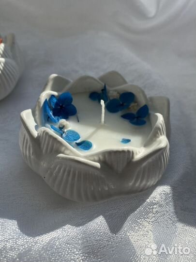 Ароматическая свеча ручной работы