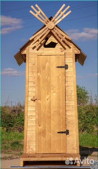 Дачный туалет с установкой SKU009