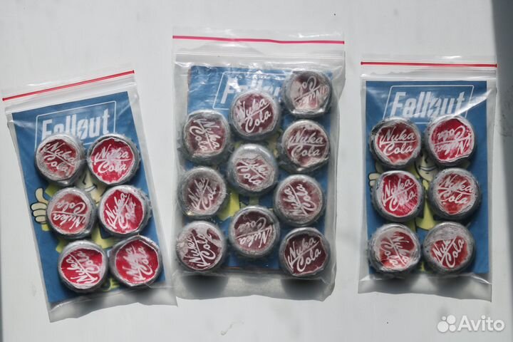 Крышки «Nuka Cola» из Fallout
