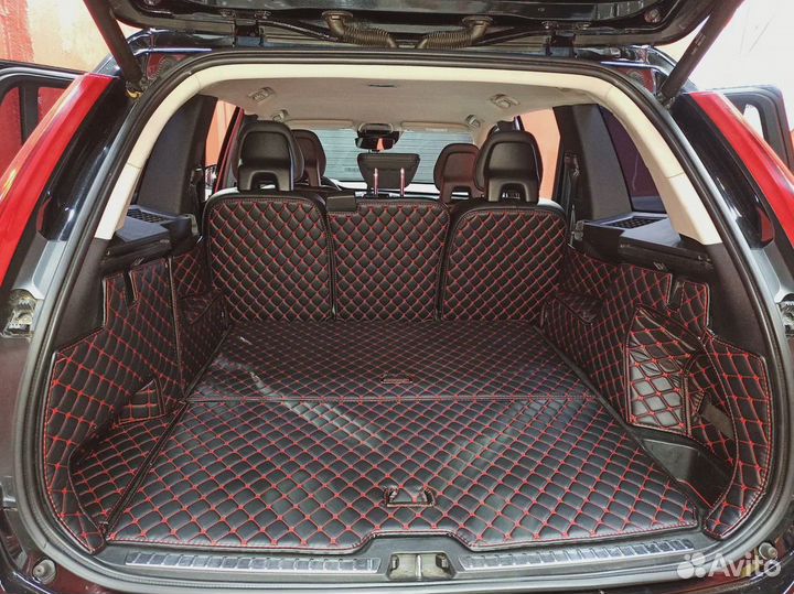 3D Коврики Volvo XC90 Экокожа Салон Багажник