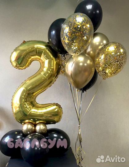 Воздушные шары цифры