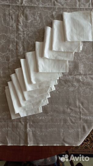 Скатерть лен СССР новая