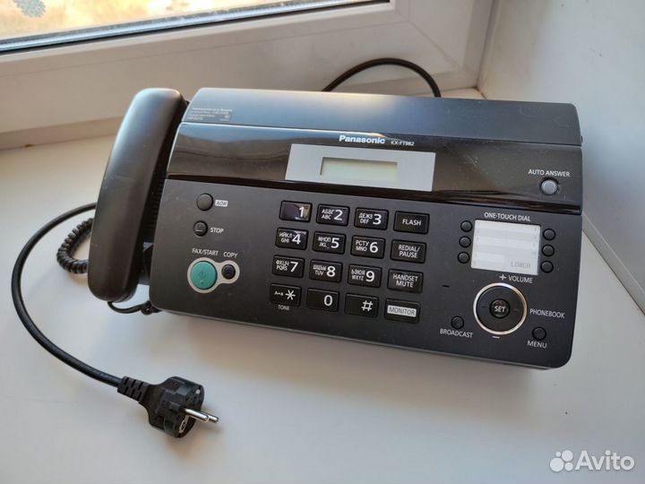 Телефон факс Panasonic kx-ft982