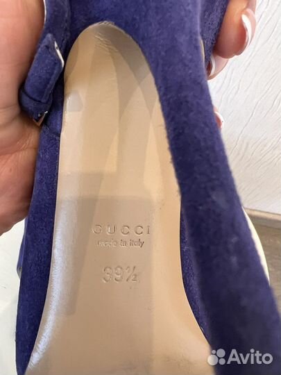 Босоножки gucci 39,5 размнр
