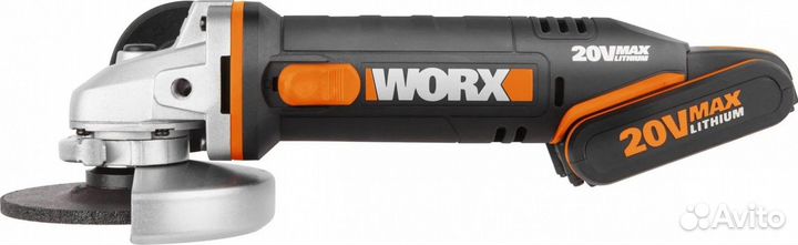 Угловая шлифмашина аккумуляторная Worx WX800