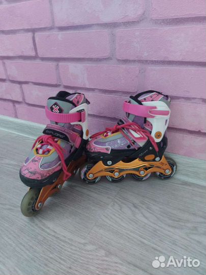 Роликовые коньки детские раздвижные