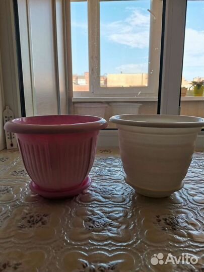 Горшок цветочный (6шт.)