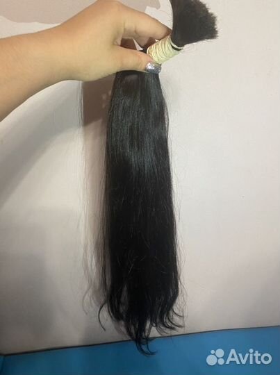 Волосы для наращивания черные