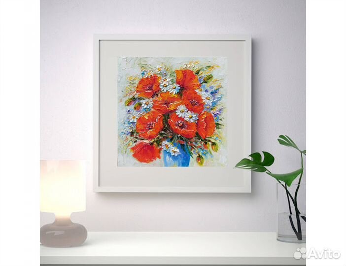 Картина с цветами 