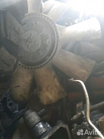 Вискомуфта двигатель мерседес ом501