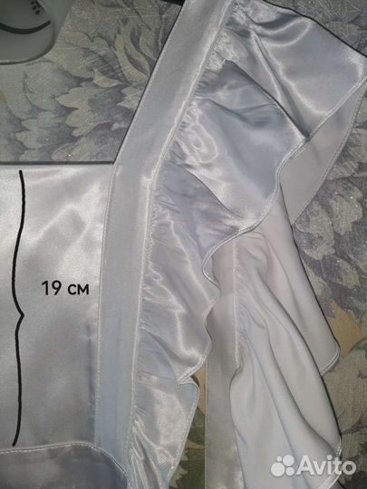 Школьный фартук атласный